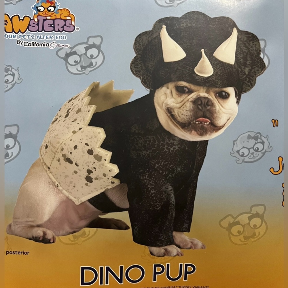 California Costumes DINO PUP Dog Halloween DINOSAUR Costume PET20159 XS M L